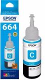 REFIL DE TINTA EPSON CIANO - T664 T664220 L110/L200/L210/L355/L555/L395 - 70ML ORIGINAL