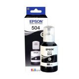 REFIL DE TINTA EPSON PRETA T504 T504120-AL ORIGINAL 127ML